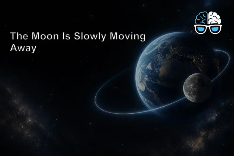 The Moon Is Slowly Moving Away