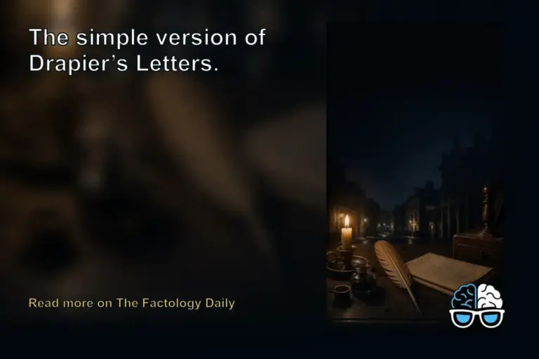 The simple version of Drapier’s Letters.