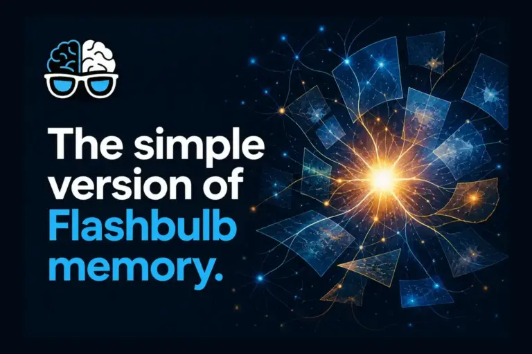 The simple version of Flashbulb memory.