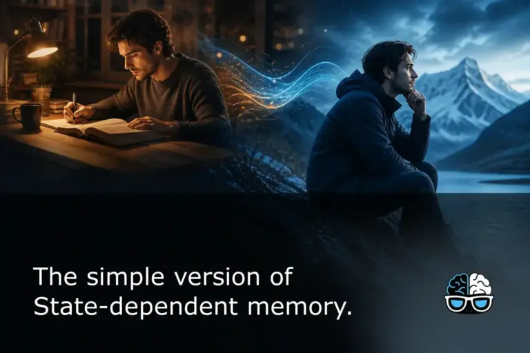 The simple version of State-dependent memory.
