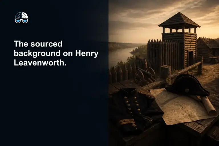 The sourced background on Henry Leavenworth.