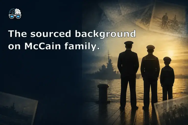 The sourced background on McCain family.