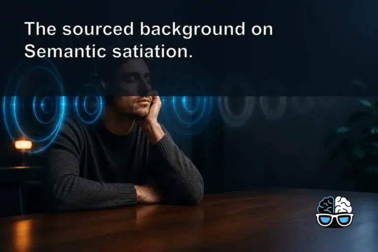 The sourced background on Semantic satiation.
