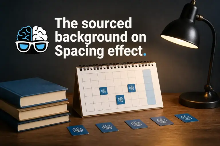 The sourced background on Spacing effect.