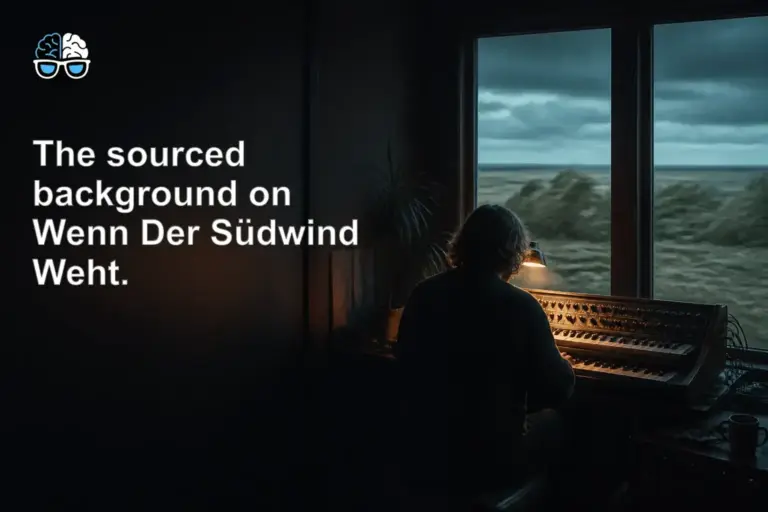 The sourced background on Wenn Der Südwind Weht.