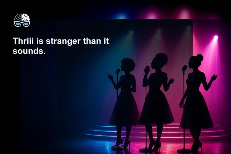 Thriii is stranger than it sounds.