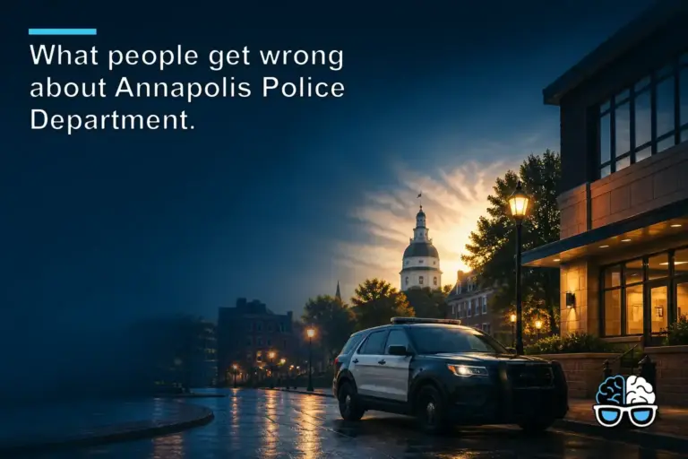 What people get wrong about Annapolis Police Department.