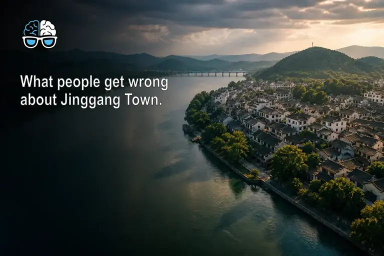 What people get wrong about Jinggang Town.
