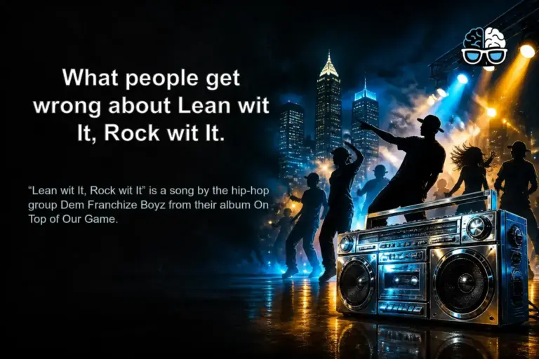 What people get wrong about Lean wit It, Rock wit It.