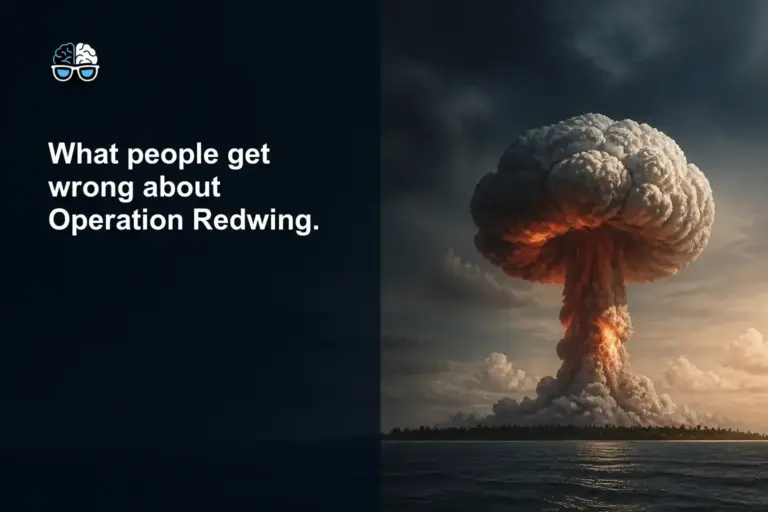 What people get wrong about Operation Redwing.