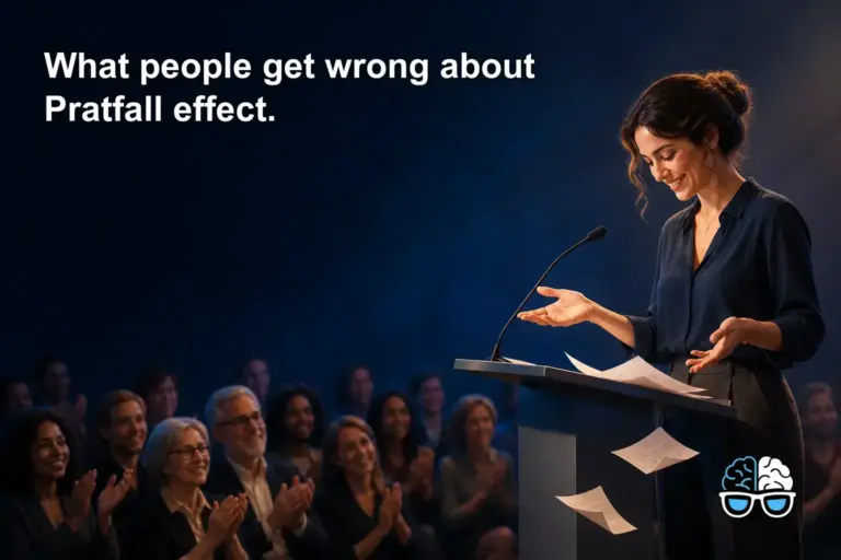 What people get wrong about Pratfall effect.