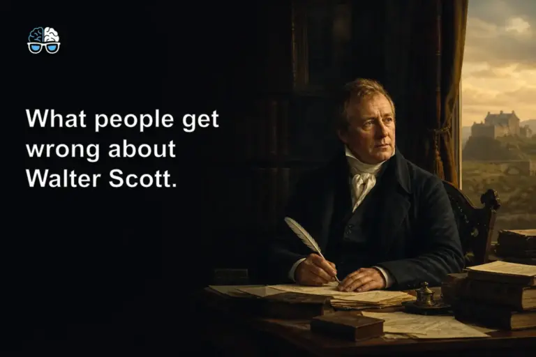 What people get wrong about Walter Scott.