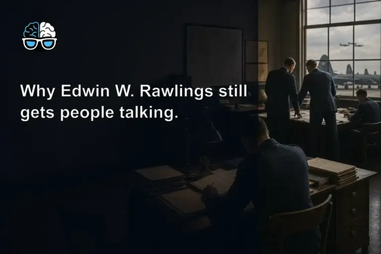 Why Edwin W. Rawlings still gets people talking.