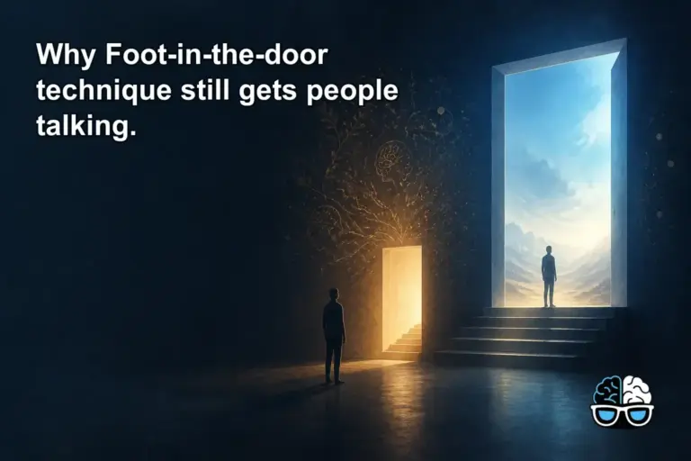 Why Foot-in-the-door technique still gets people talking.