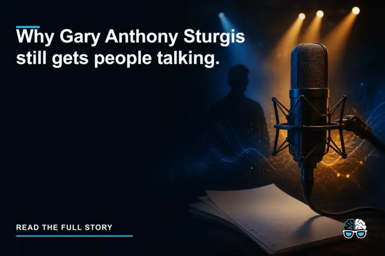 Why Gary Anthony Sturgis still gets people talking.