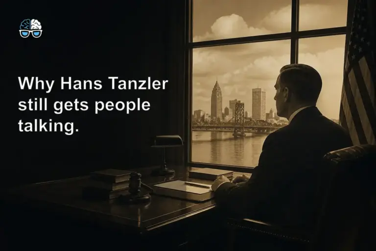 Why Hans Tanzler still gets people talking.