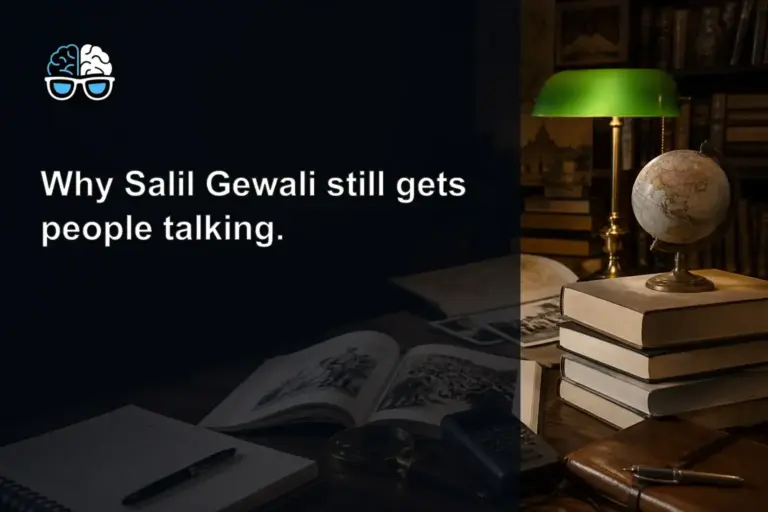 Why Salil Gewali still gets people talking.