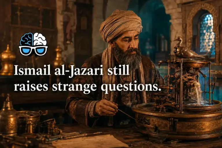 Ismail al-Jazari still raises strange questions.
