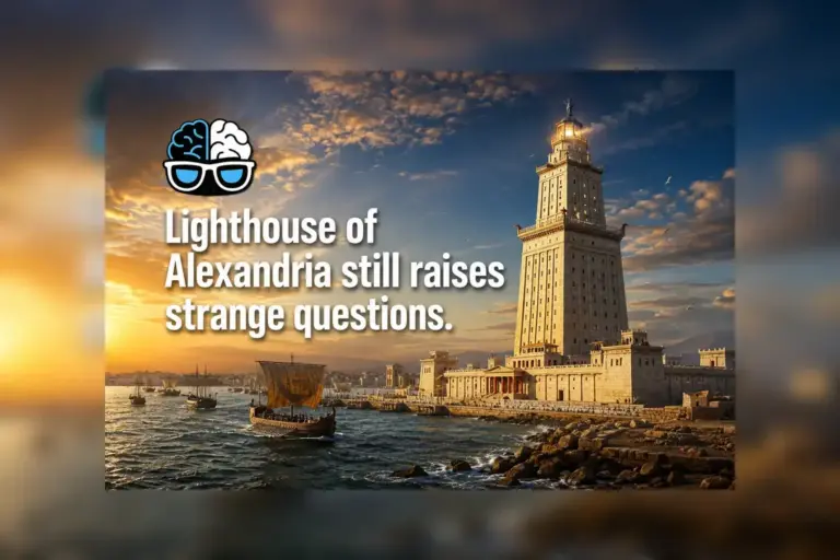 Lighthouse of Alexandria still raises strange questions.