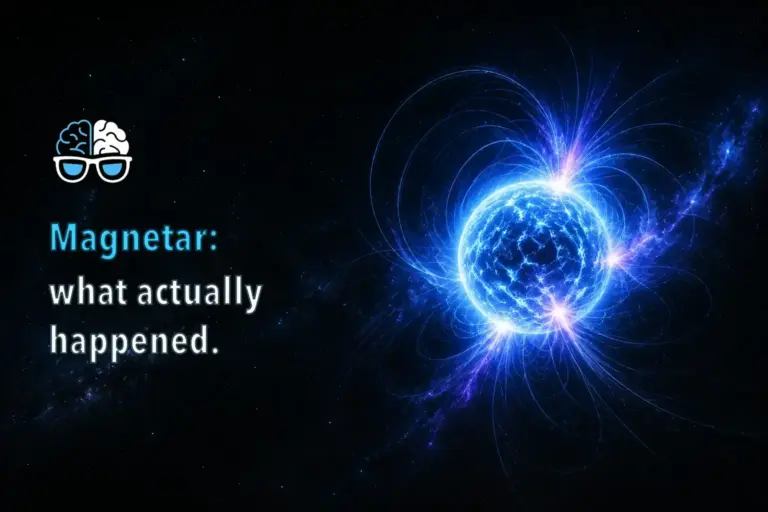 Magnetar: what actually happened.
