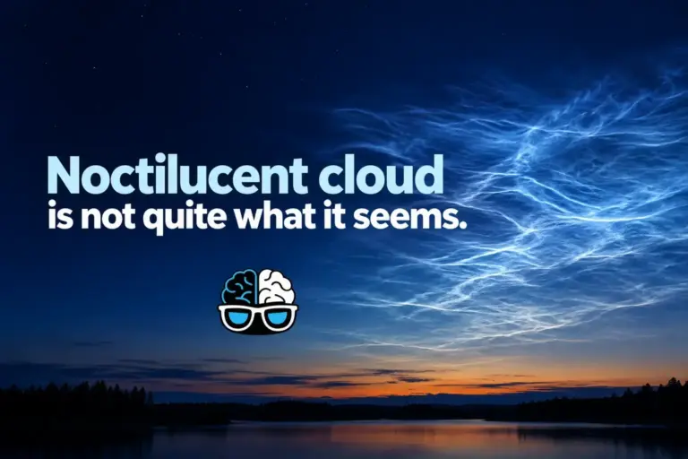Noctilucent cloud is not quite what it seems.