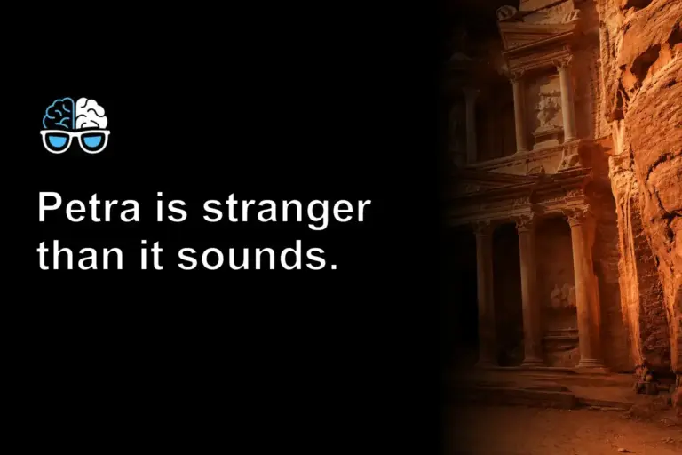 Petra is stranger than it sounds.