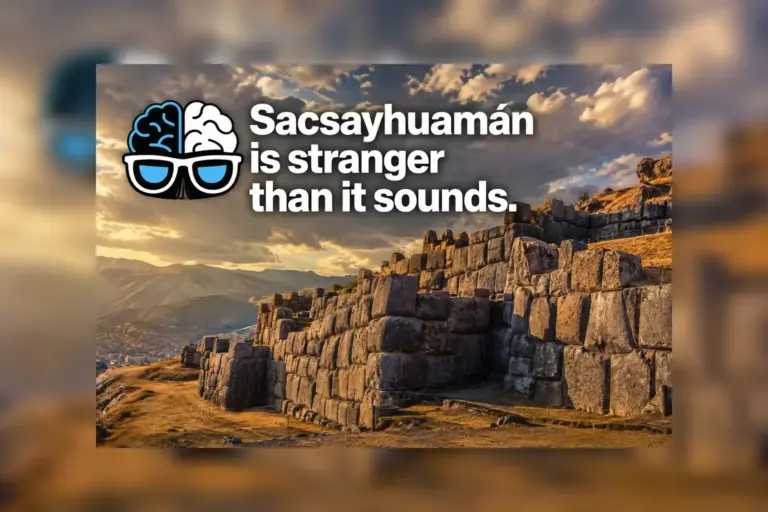 Sacsayhuamán is stranger than it sounds.