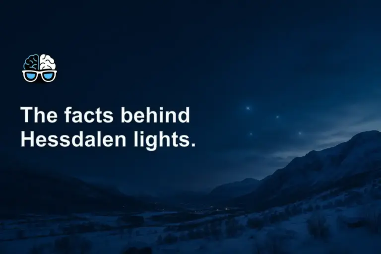 The facts behind Hessdalen lights.