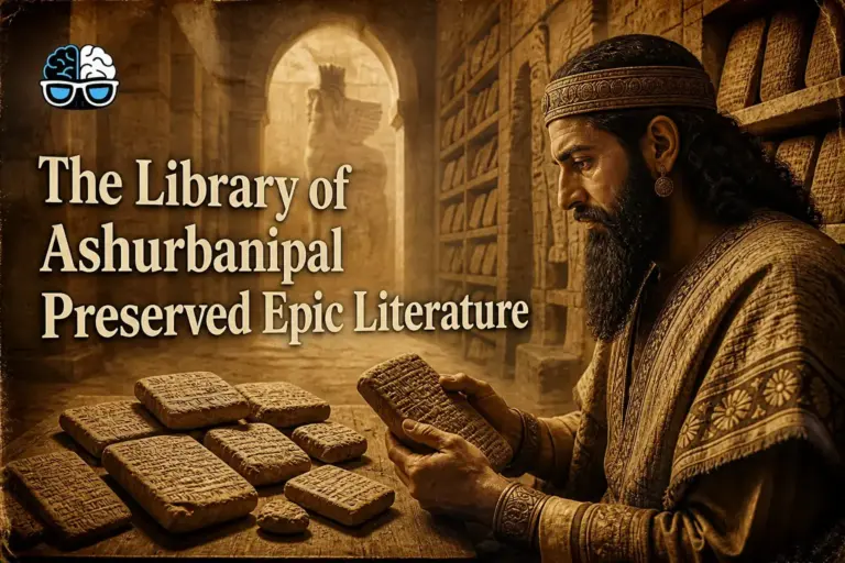 The Library of Ashurbanipal Preserved Epic Literature