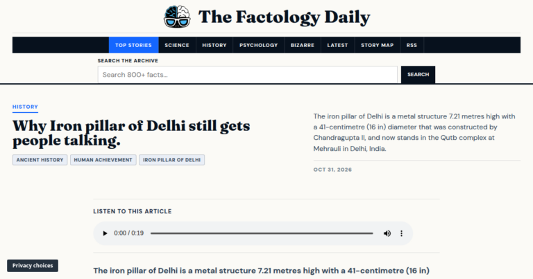 Why Iron pillar of Delhi still gets people talking.
