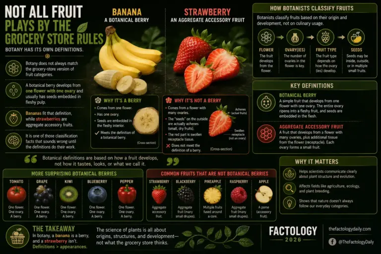 Bananas Are Botanically Berries