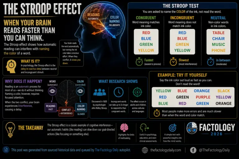Your brain can trip over a word even when you know the answer.