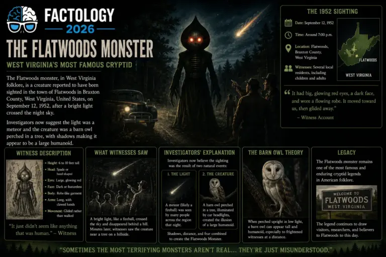 What people get wrong about Flatwoods monster.